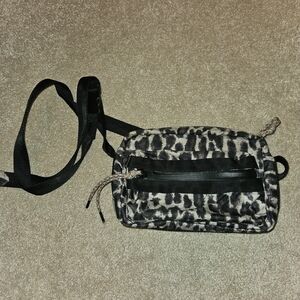 Rebecca Minkoff Black and Gray Crossbody Bag